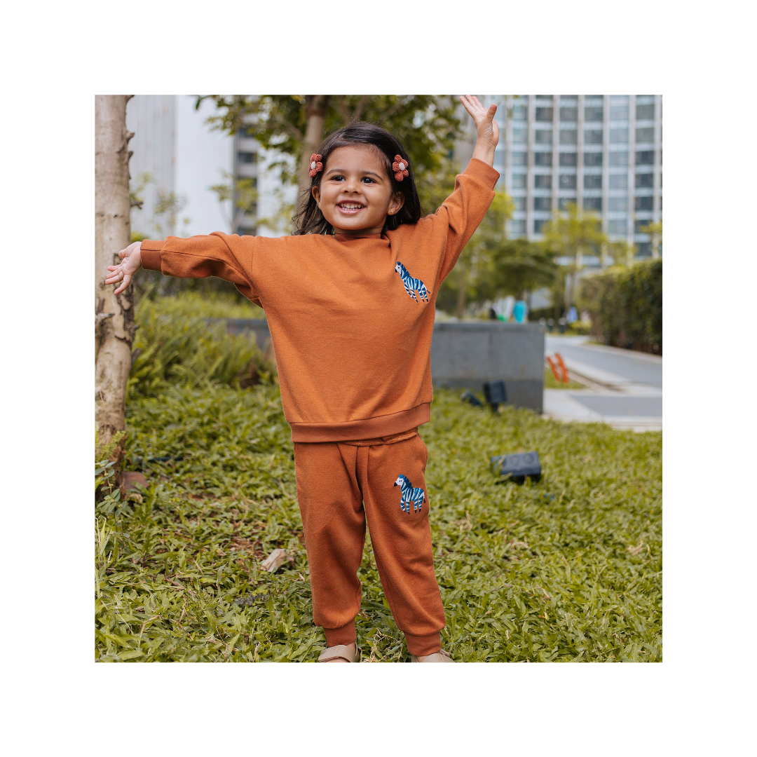 Organic Melange Tracksuit Set