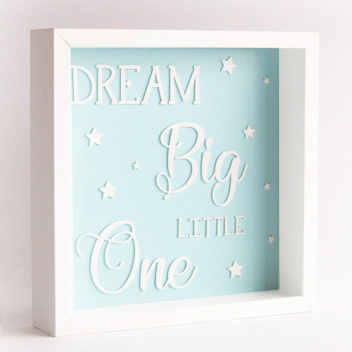 Dream Big Little One Frame - Blue