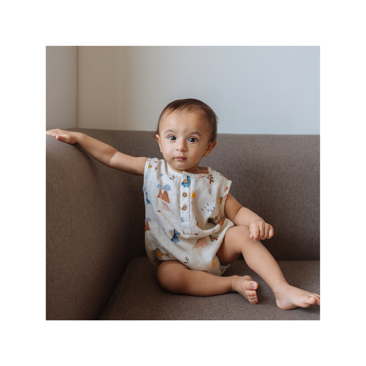 Organic Muslin Romper