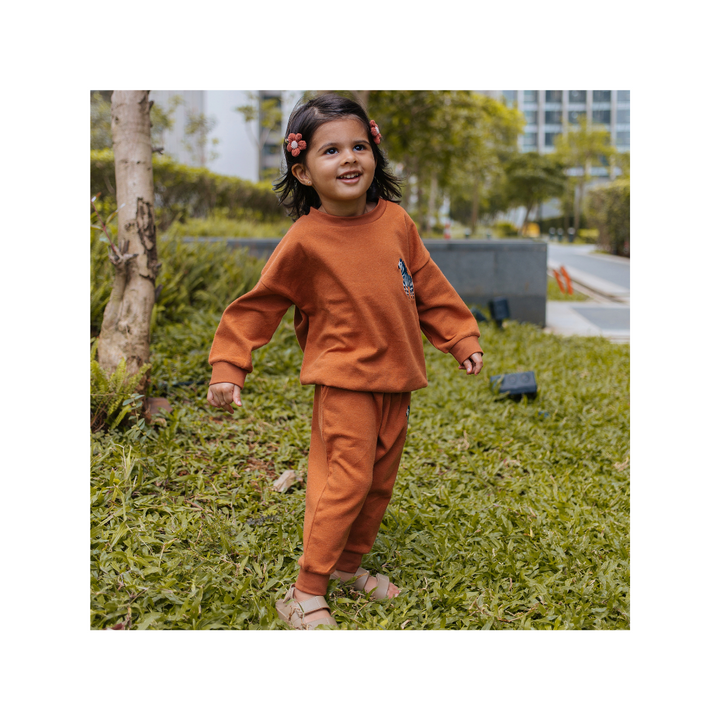 Organic Melange Tracksuit Set