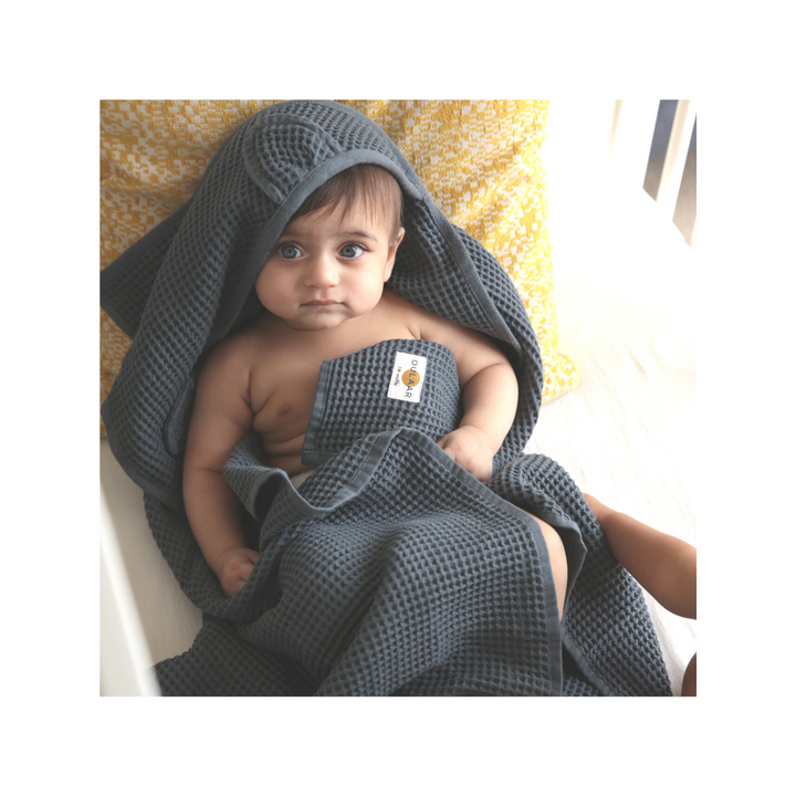 Waffle Hooded Towel