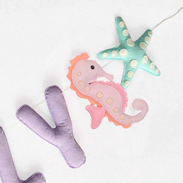 Customized Under Water Animal Felt Garland