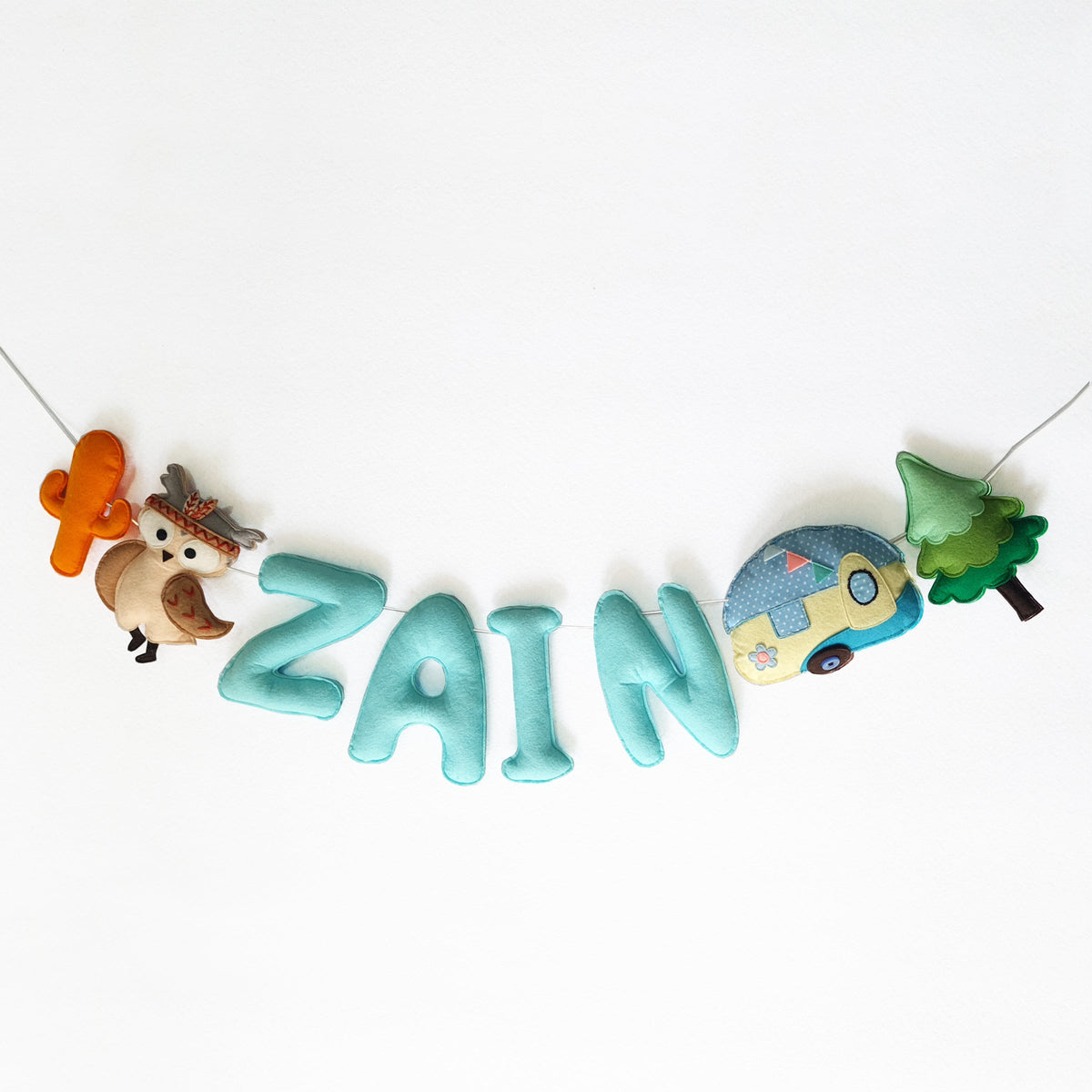 Customized Woodland Nursery Décor Felt Garland