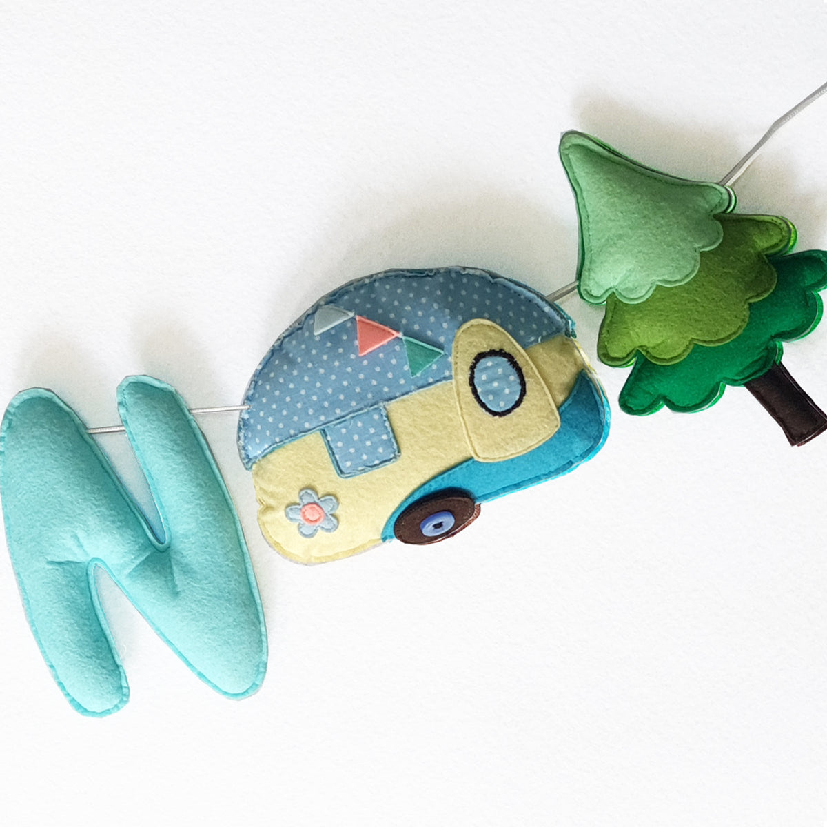 Customized Woodland Nursery Décor Felt Garland