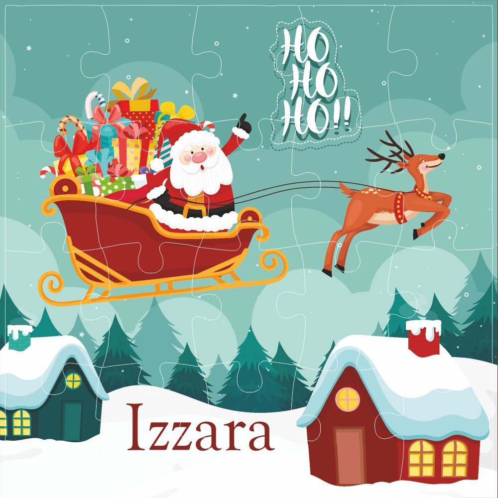 Magnetic Puzzles- Santa Sleigh