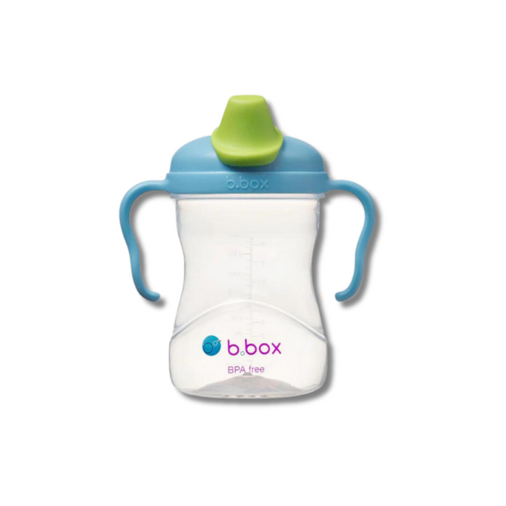 b.box Soft Spout Cup 240ml Blueberry Blue Green - Sohii India