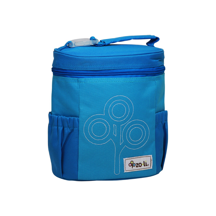 Nom Nom Insulated Lunch Bag- Blue