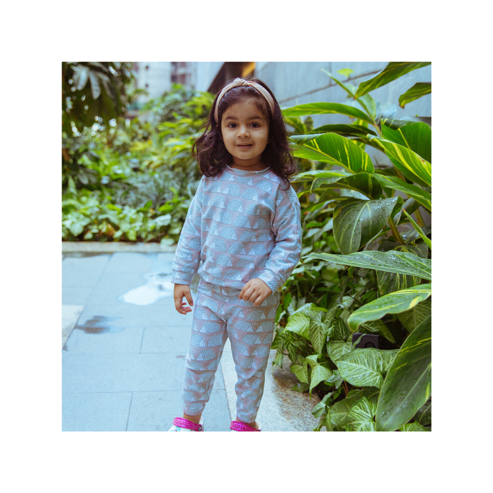 Organic Tracksuit Set | Hand-Block Printed