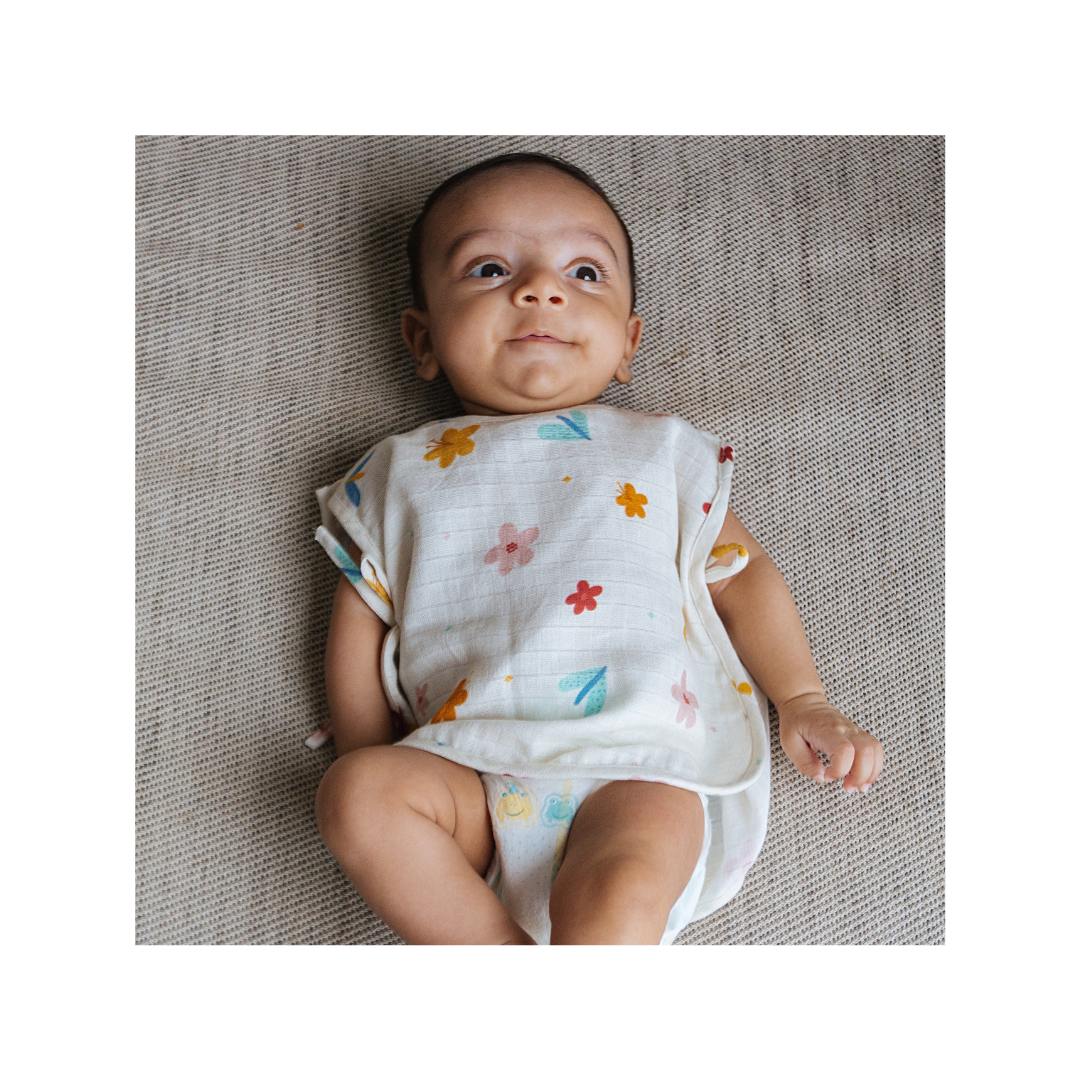 Organic Muslin Jhabla (Set of 2)