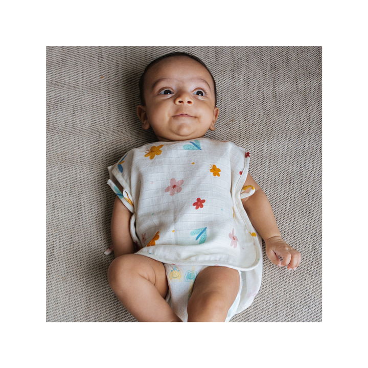 Organic Muslin Jhabla (Set of 3)