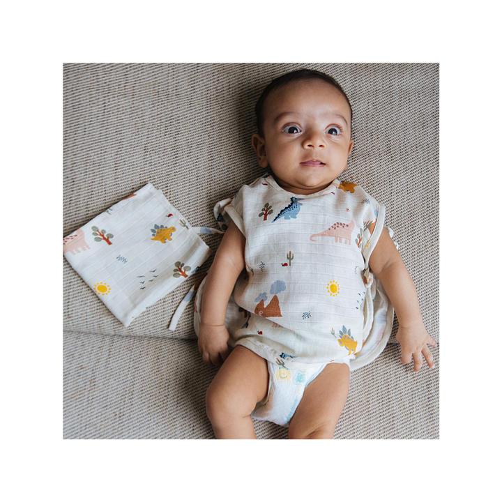 Organic Muslin Jhabla (Set of 4)