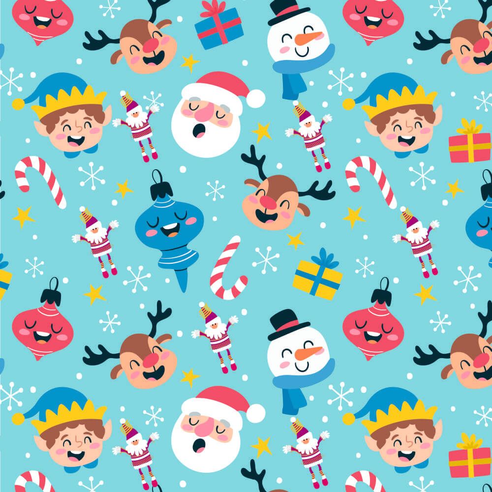 Personalised Gift Wrapping Paper - Happy Faces