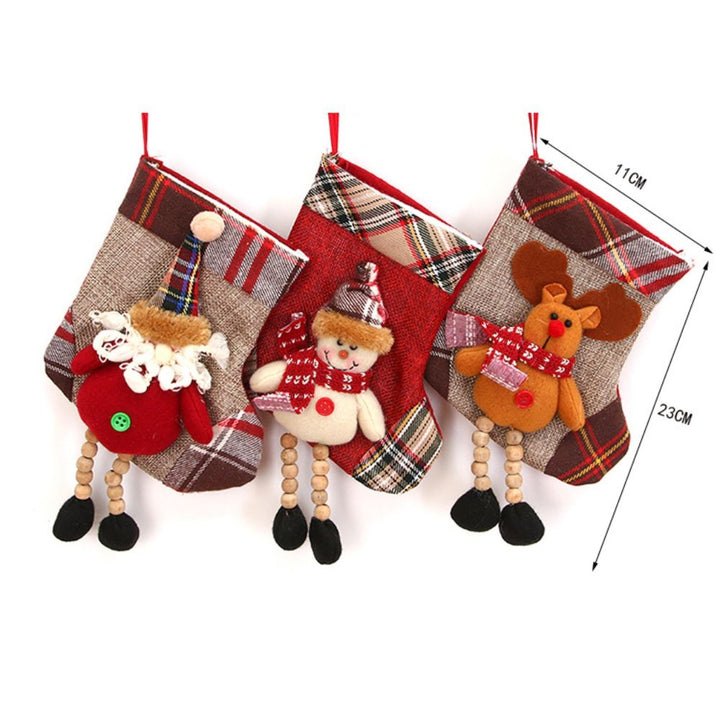 Mini Stocking With Beaded Dangling Legs