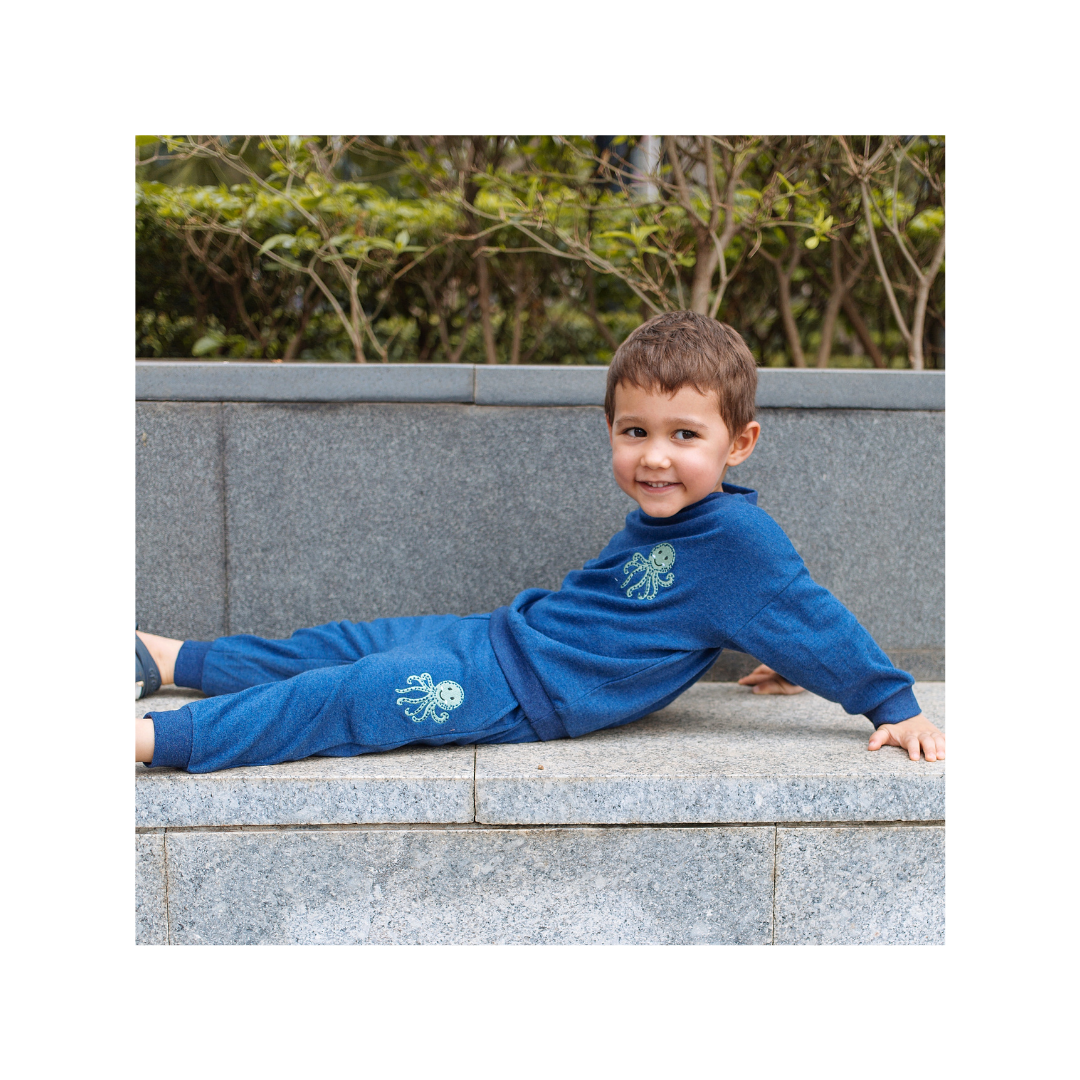 Organic Melange Tracksuit Set