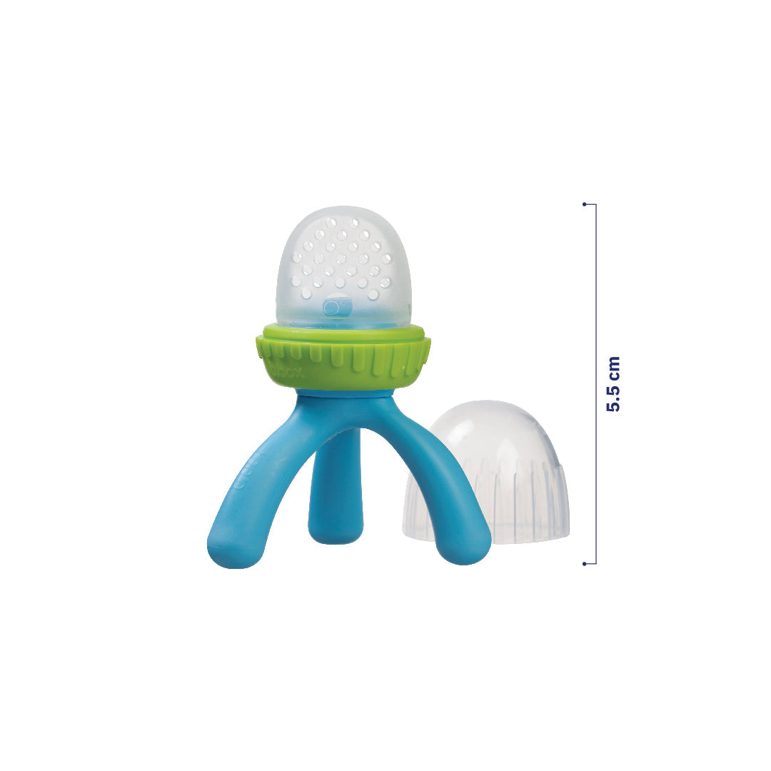 Silicone Fresh Food Feeder Ocean Breeze Blue Green