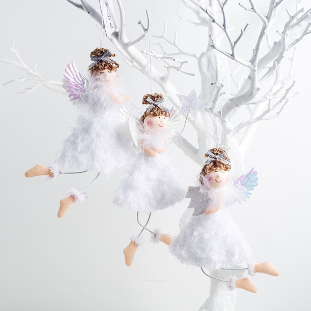 Babble Wrap Winged Wonder Ornament- Flying Angels (Set of 3)