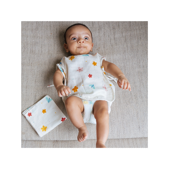 Organic Muslin Jhabla (Set of 2)