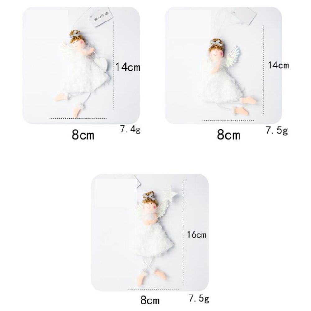 Babble Wrap Winged Wonder Ornament- Flying Angels (Set of 3)