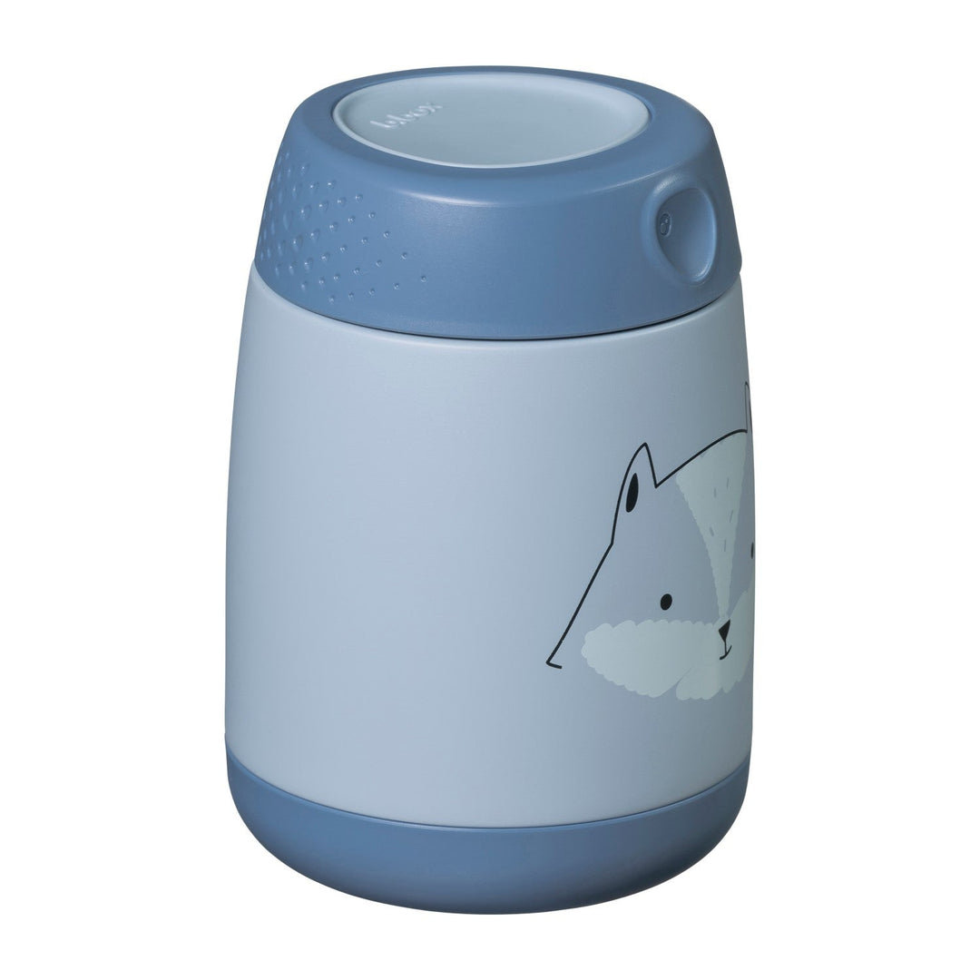 B.box Insulated Food Jar 210 ml- Mini- Friendly fox Blue - Sohii India