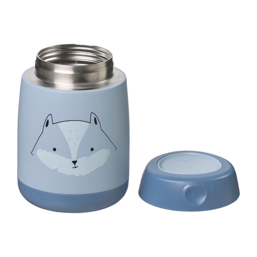 B.box Insulated Food Jar 210 ml- Mini- Friendly fox Blue - Sohii India