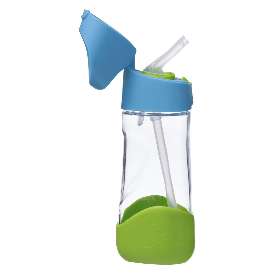 B.box Tritan Straw Drink bottle 450 ml- Ocean Breeze Blue Green - Sohii India