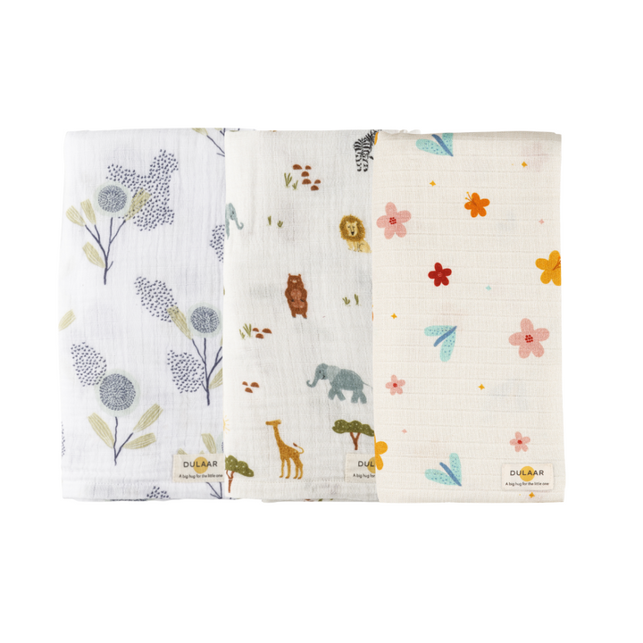 Organic Muslin Swaddle (Set of 3)