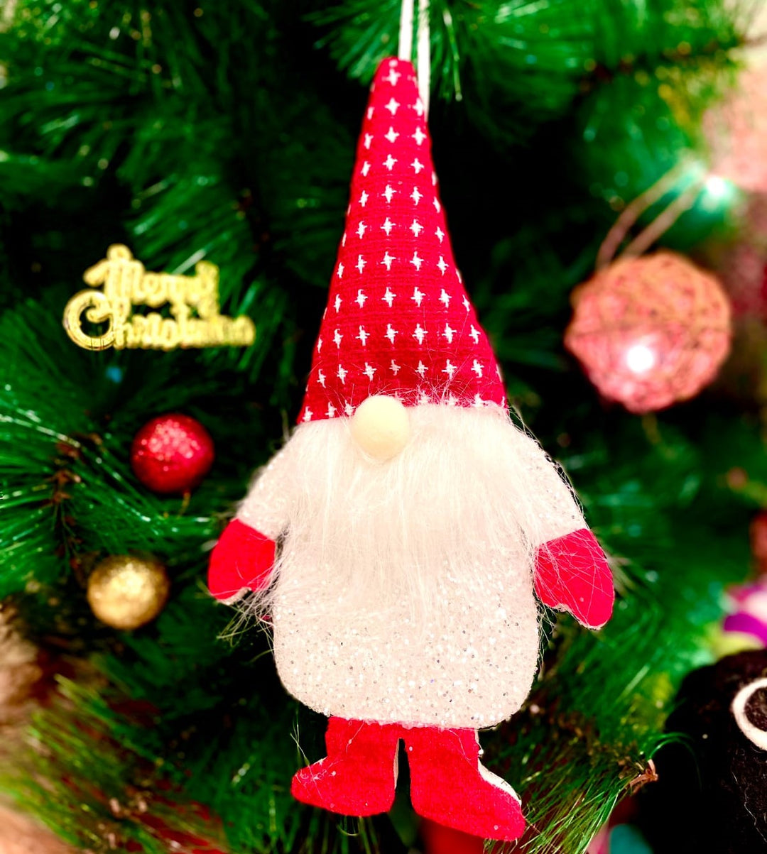 Babble Wrap Glittery Gnome Ornament