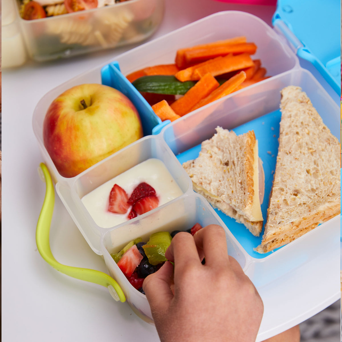 b.box Lunch Box Ocean Breeze Blue Green - Sohii India