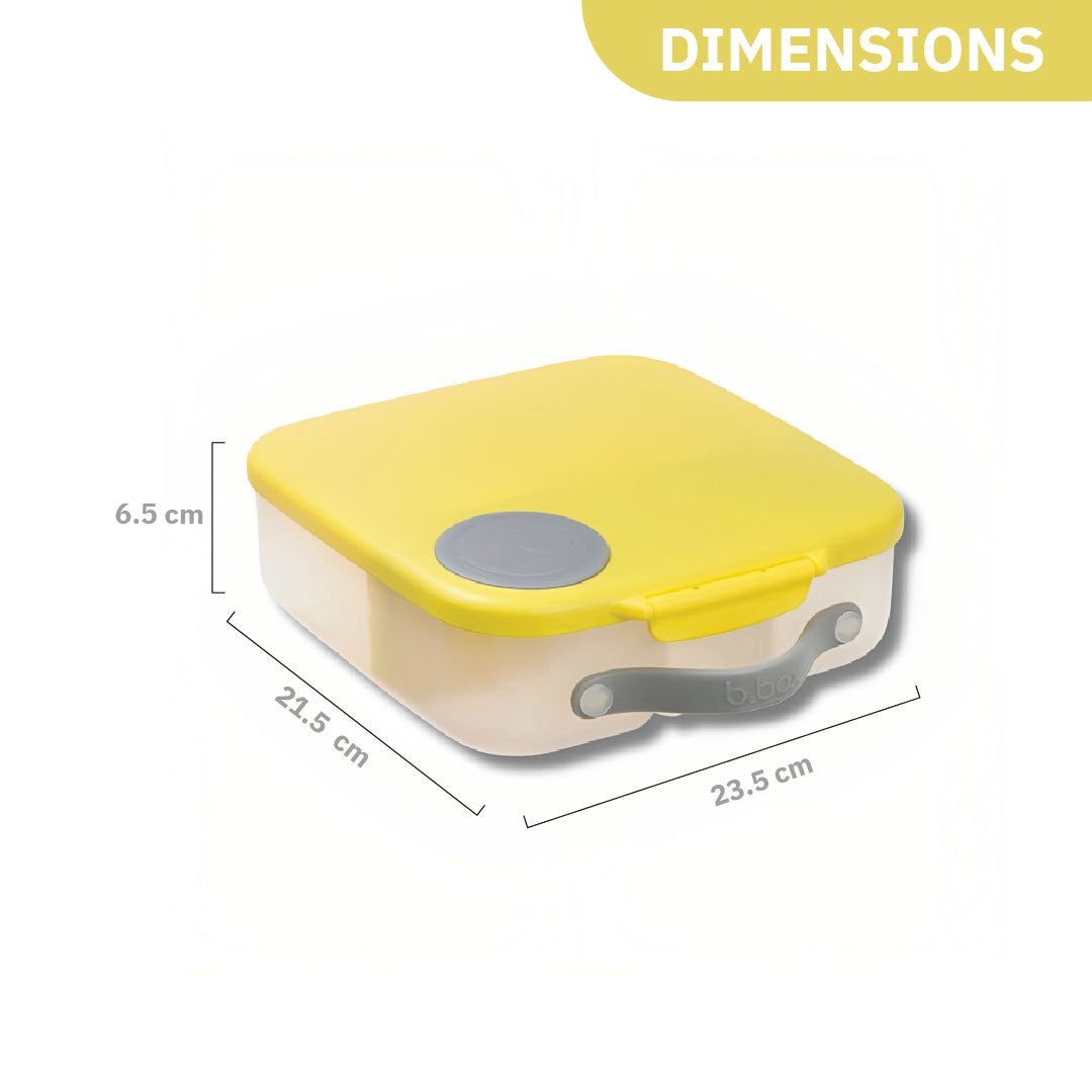 b.box Lunchbox Lemon Sherbet Yellow Grey - Sohii India