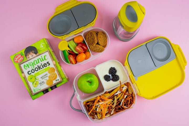 b.box Mini Lunchbox-Lemon Sherbet Yellow Grey - Sohii India