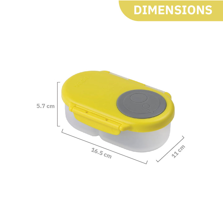 b.box Snackbox Lemon Sherbet Yellow Grey - Sohii India