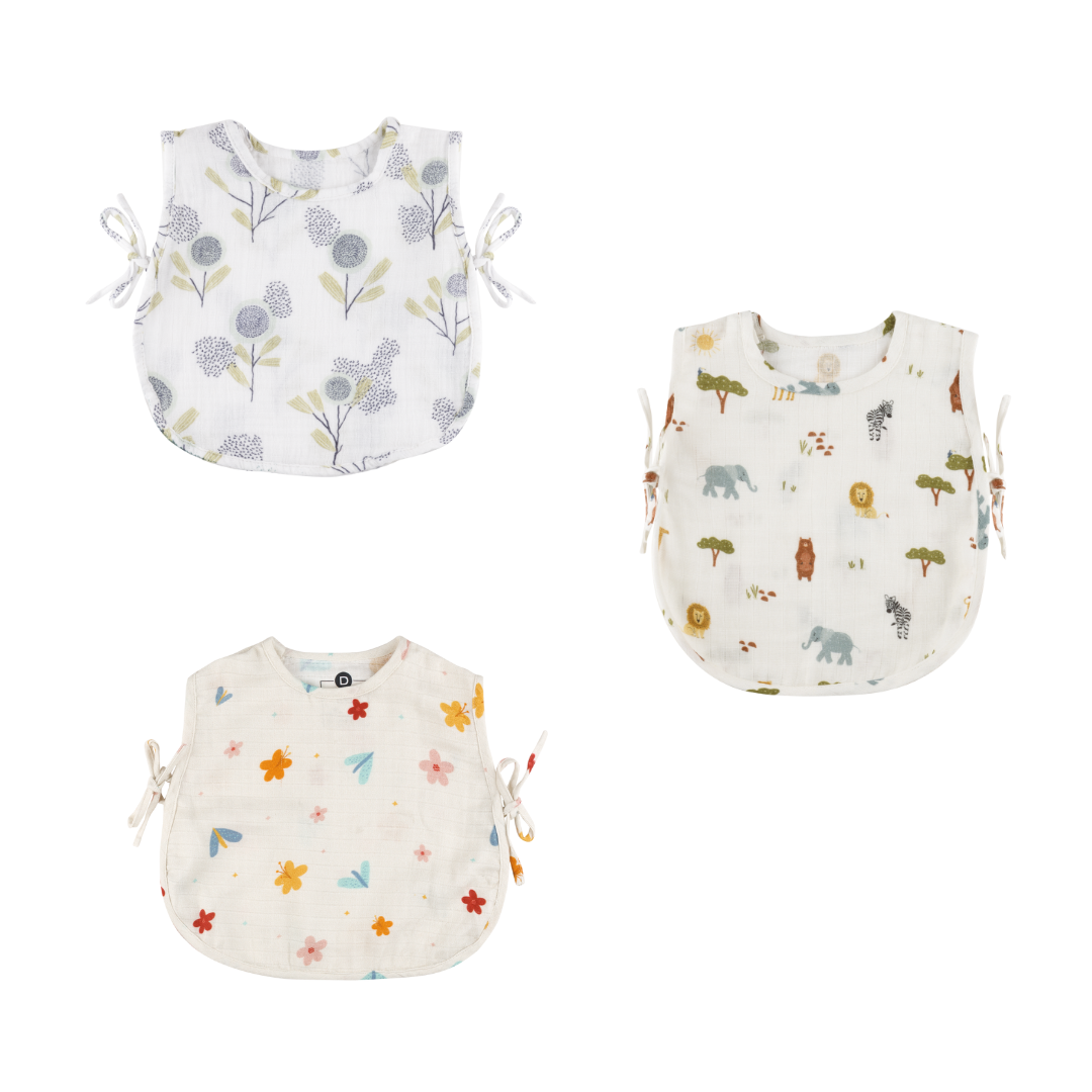 Organic Muslin Jhabla (Set of 3)