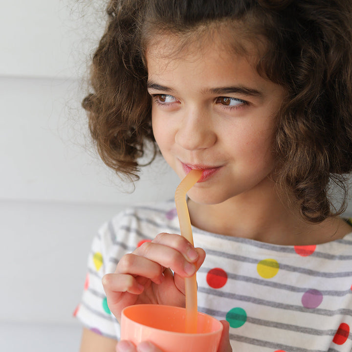 Reusable Silicone Straw Pack of 5 Very Berry