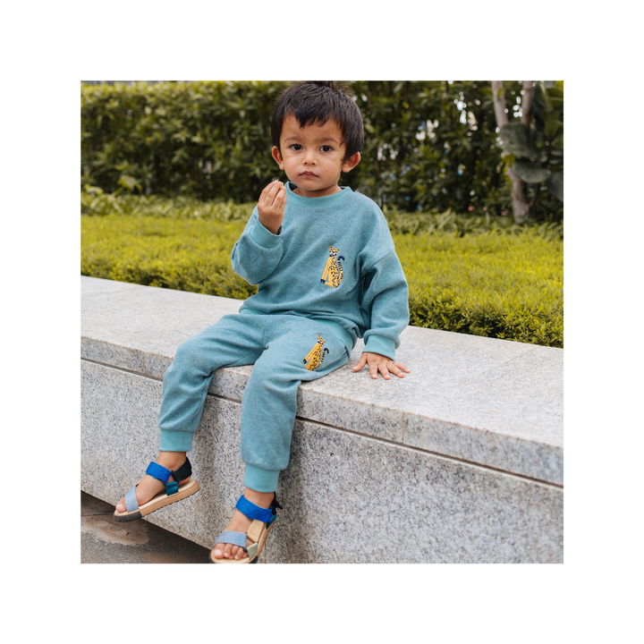 Organic Melange Tracksuit Set