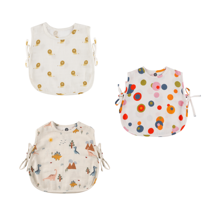 Organic Muslin Jhabla (Set of 3)