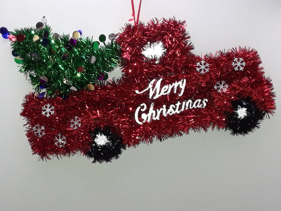 Tinsel Truck Decoration