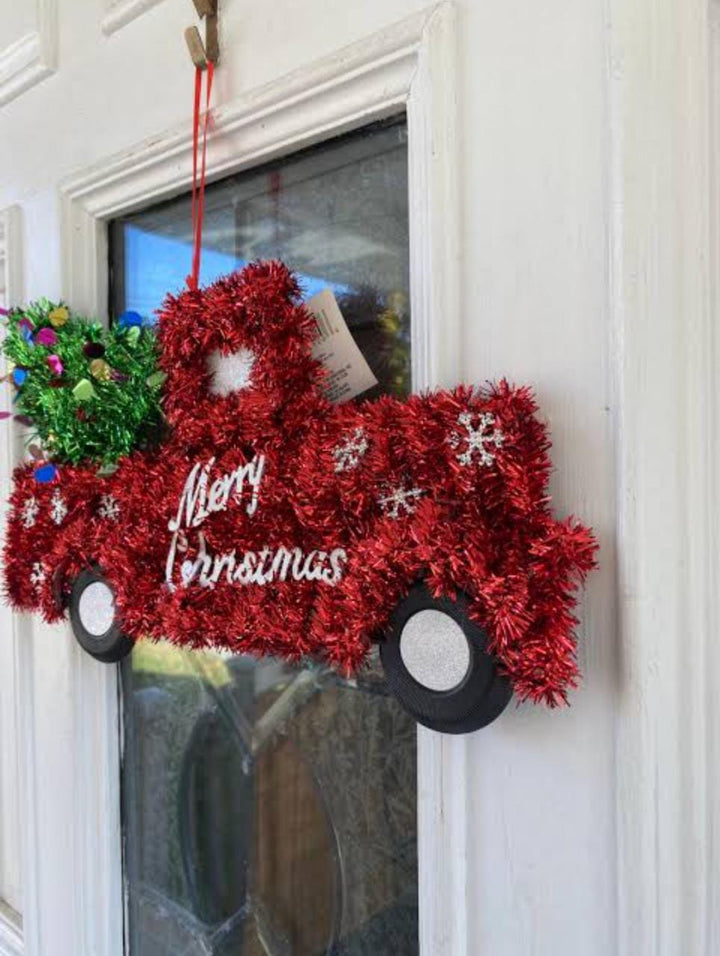 Tinsel Truck Decoration