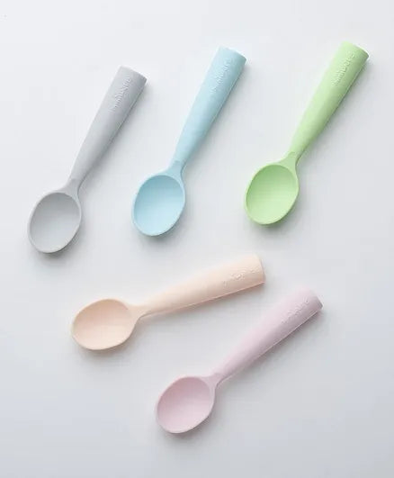 Miniware Training Spoon Set  Grey+Lime - Sohii India