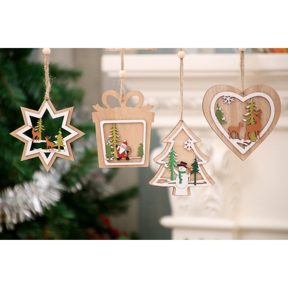 Hand Painted Wooden Ornaments