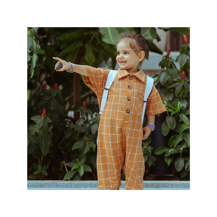 Handloom Khadi Jumpsuit