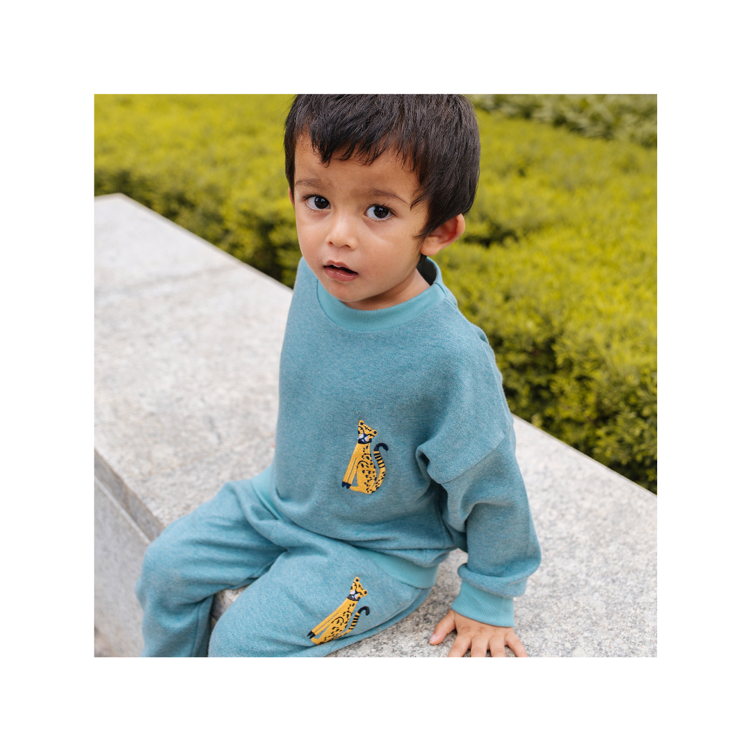 Organic Melange Tracksuit Set