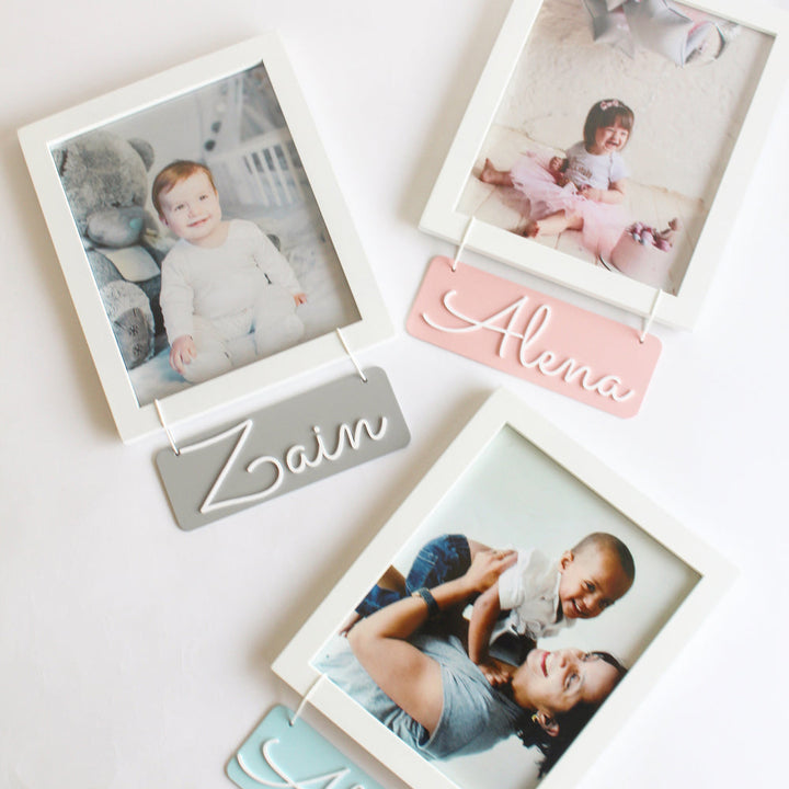 Personalized Name Frame - Blue