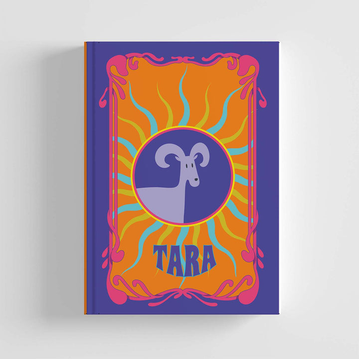 Zodiac Hard Bound A5 Notebook For Girls