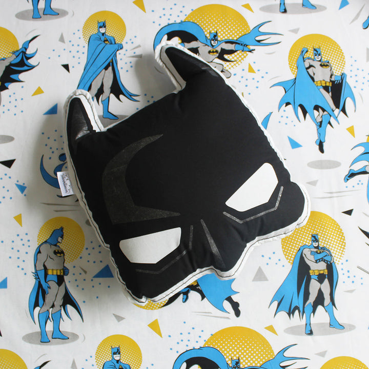 Official Batman Mask Shape Cushion for Boys & Girls (Can be Personalised)