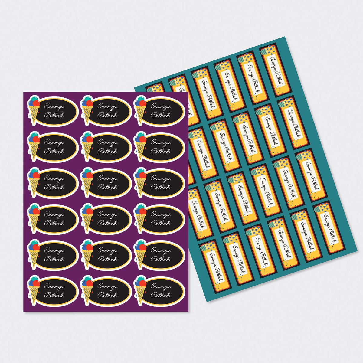 Sticker Sheet - Set of 2 (Themes Available)