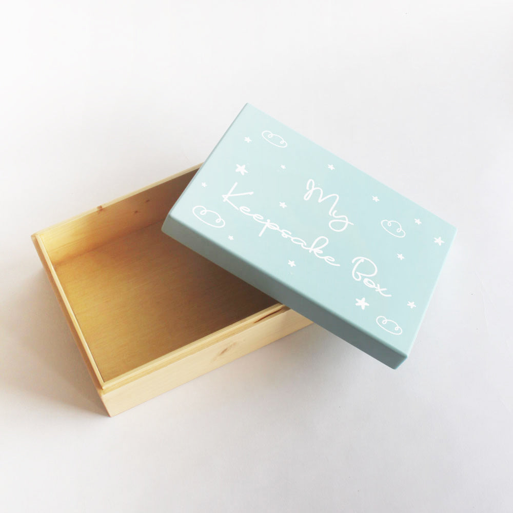 My Keepsake Box (Star Theme) - Blue