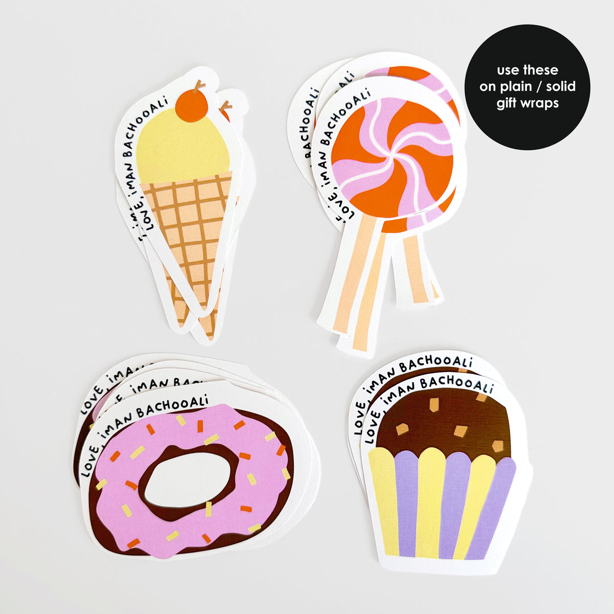 Stick On Tags | Candyland