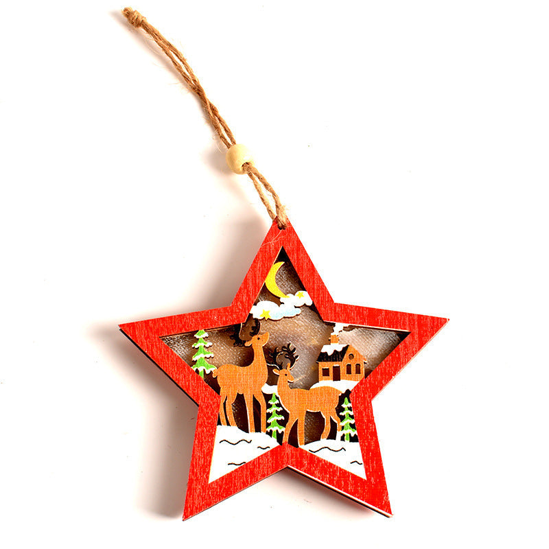 Babble Wrap Starlight Snow Ornament- Set Of 4