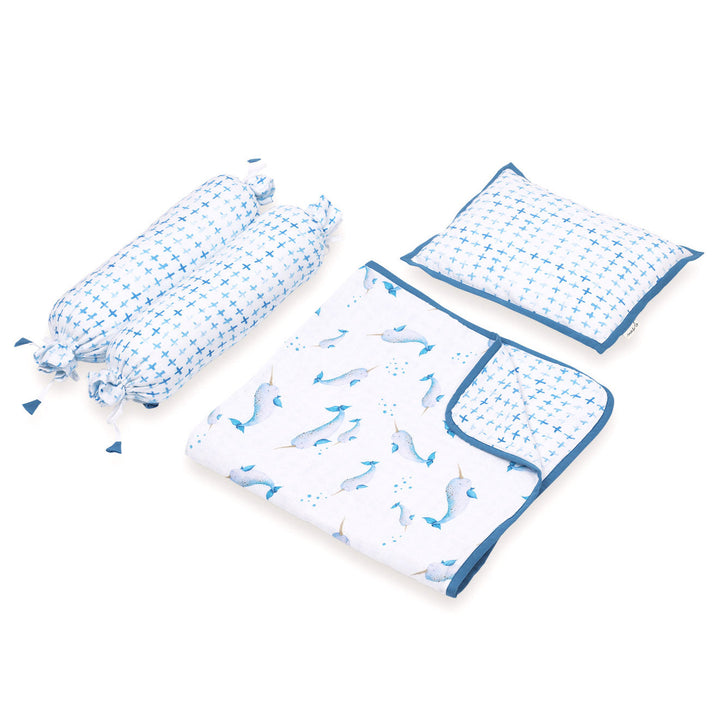 New Baby Mini Cot Set – Believe in Narwhals