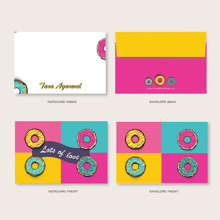 Folded-Notecards + Envelopes - Set of 25 (Themes Available)